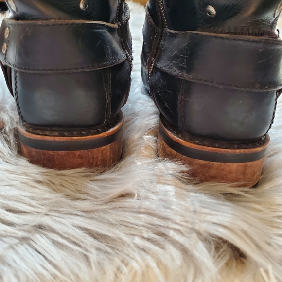 Men’s Harley Davidson Monterey Side Zip Up Boots 95002 - Picture 11 of 17